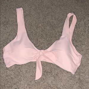 Blush pink bikini top